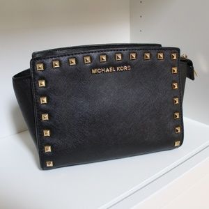 Michael Kors Purse Selma Mini Studded
